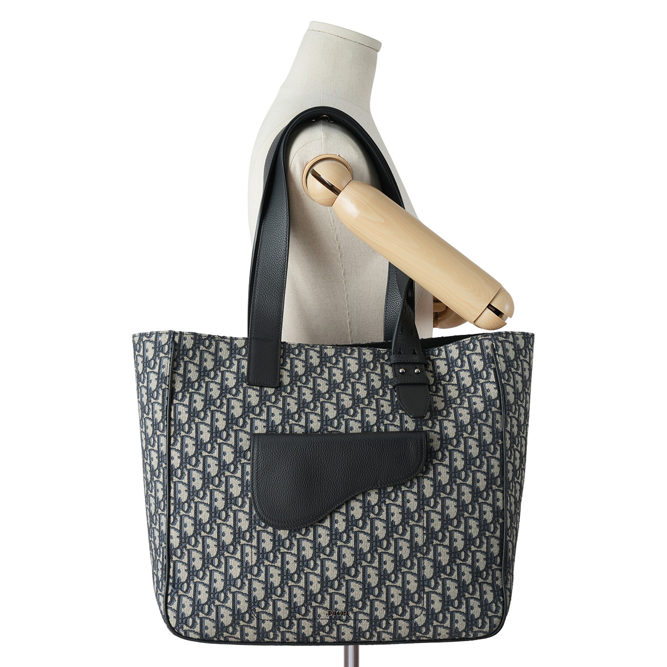 CHRISTIAN DIOR(USED)크리스찬디올 오블리크 자카드 새들 토트백